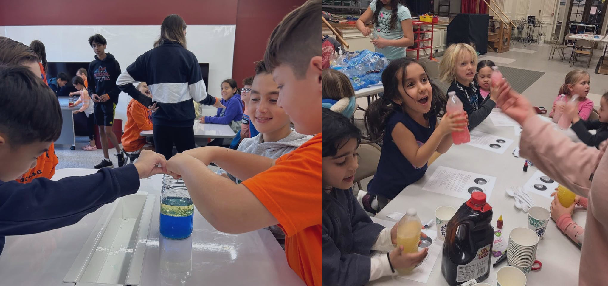 kids doing science